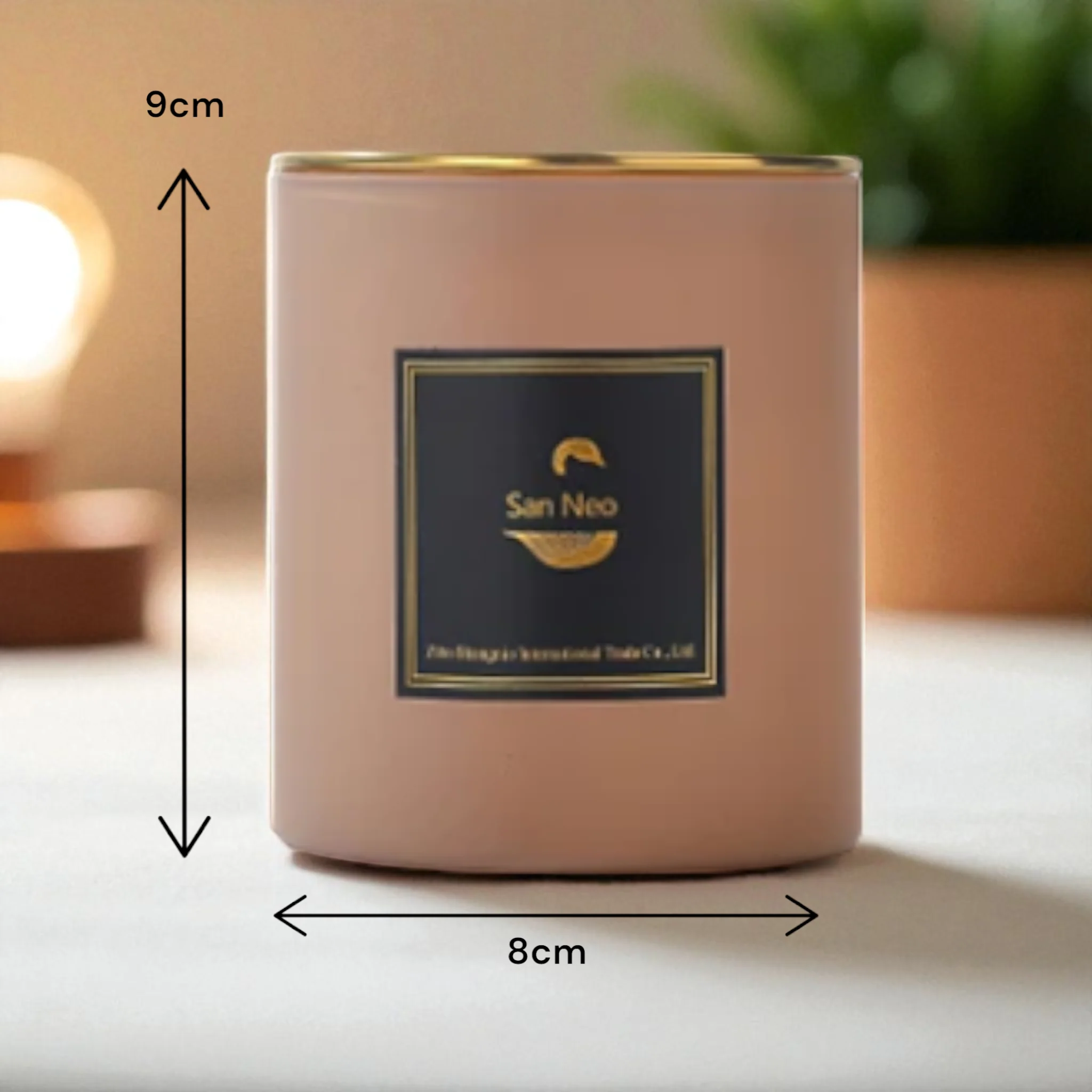 Bicchiere in Vetro Colorato Smerigliato con Tappo Abbinato – Eleganza e Stile per le Tue Candele - Image 5