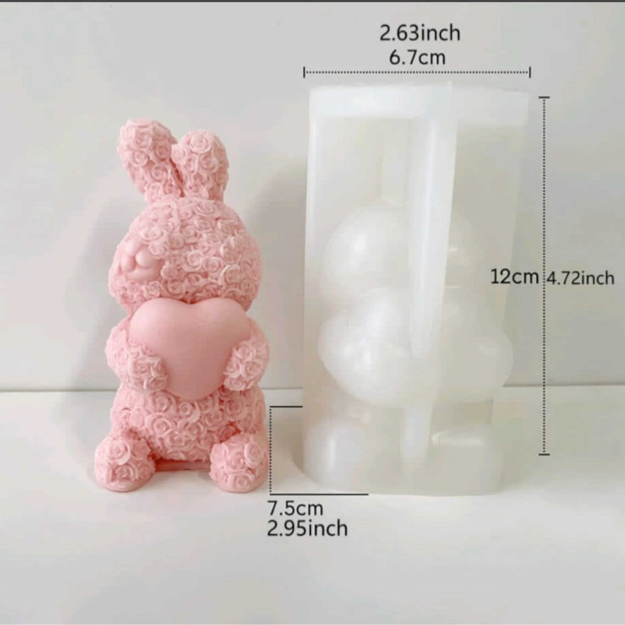 Stampo in silicone Coniglio Love - Image 2