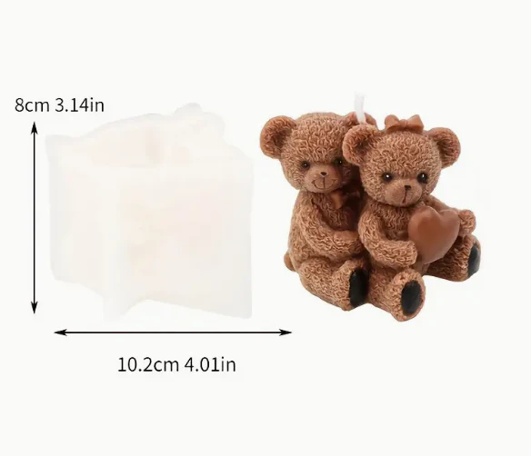 Stampo in silicone Orsetti Peluche - Image 2