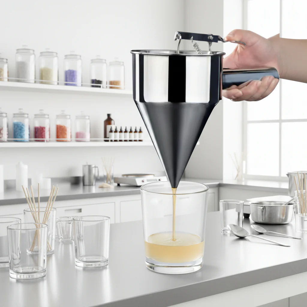 Dispenser a Imbuto con Supporto in Acciaio Inox – 1.2L - Image 3