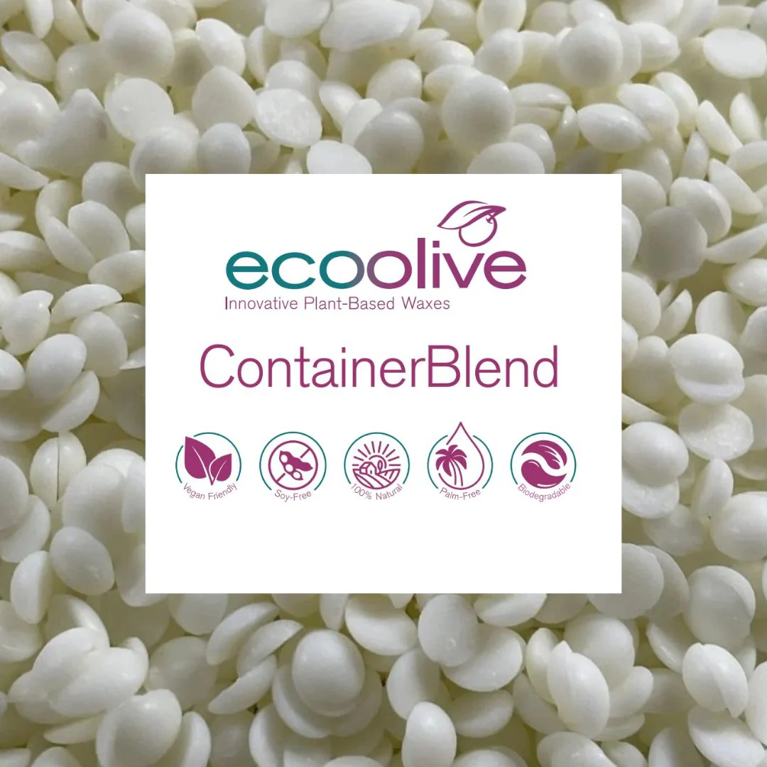 Eco Olive Container Blend Cera di Olive per candele in contenitori - Image 2