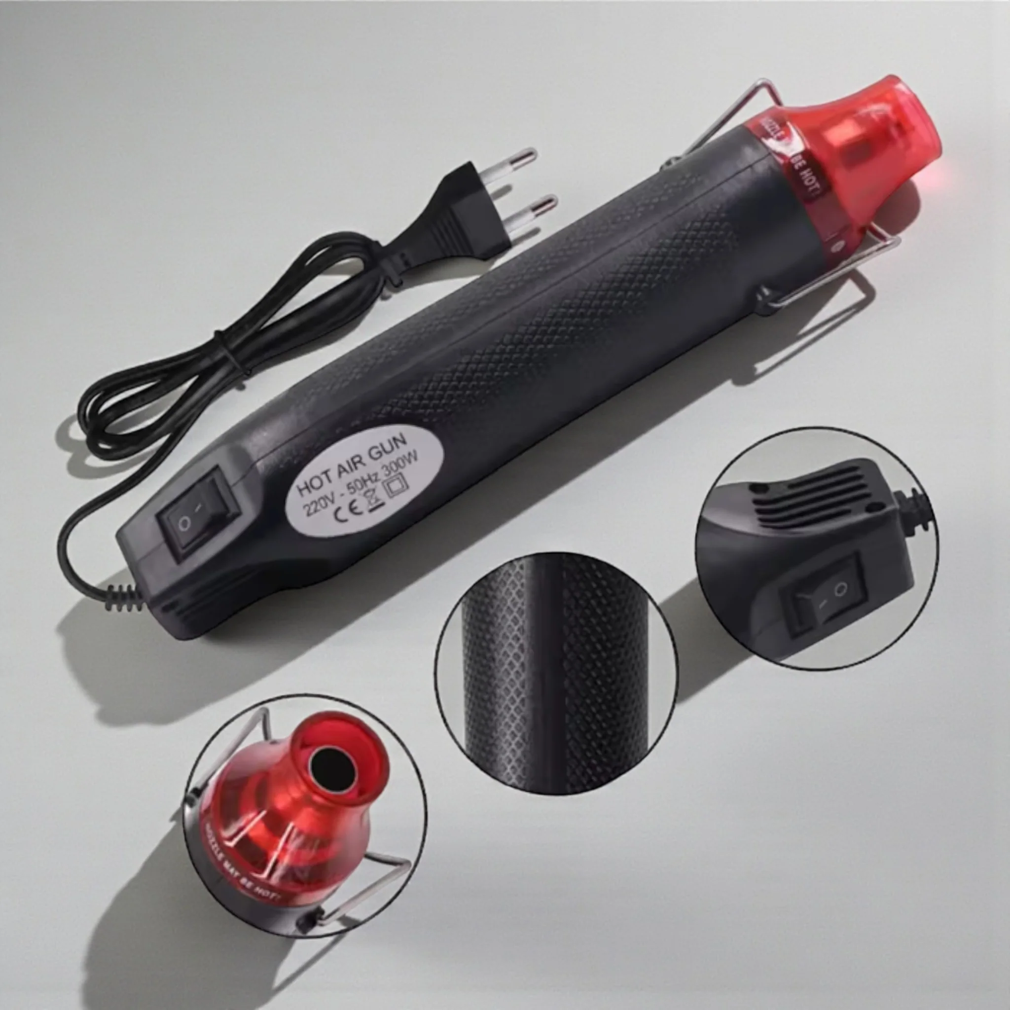 Pistola ad Aria Calda con Supporto Metallico – 300W - Image 3
