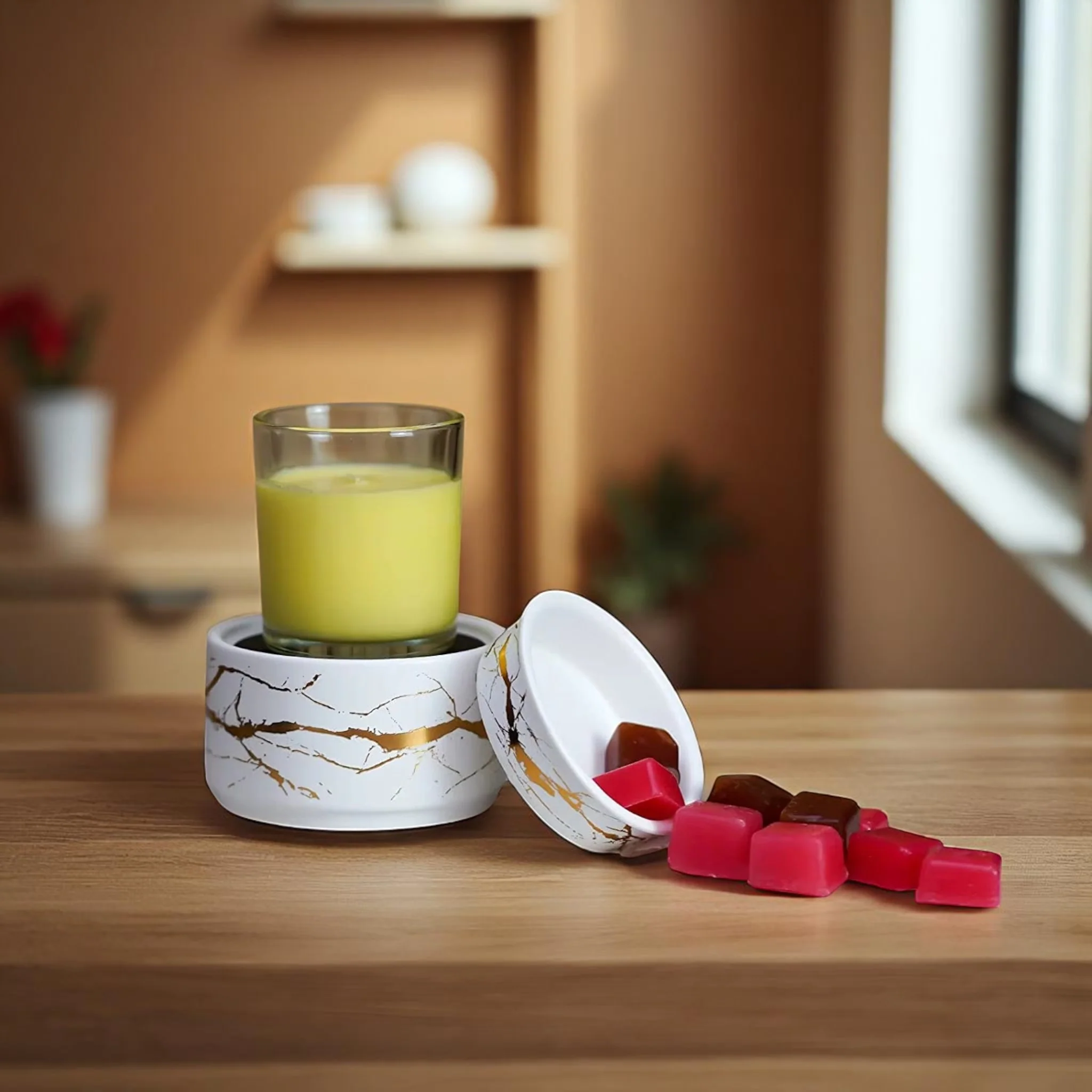 Brucia Essenze Elettrico Multifunzione in Ceramica – Profumo & Design in 2 in 1 - Image 6