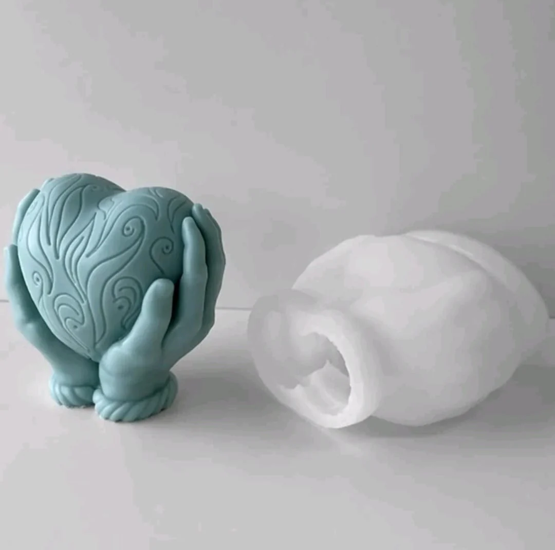 Stampo in silicone Cuore in mano - Image 3