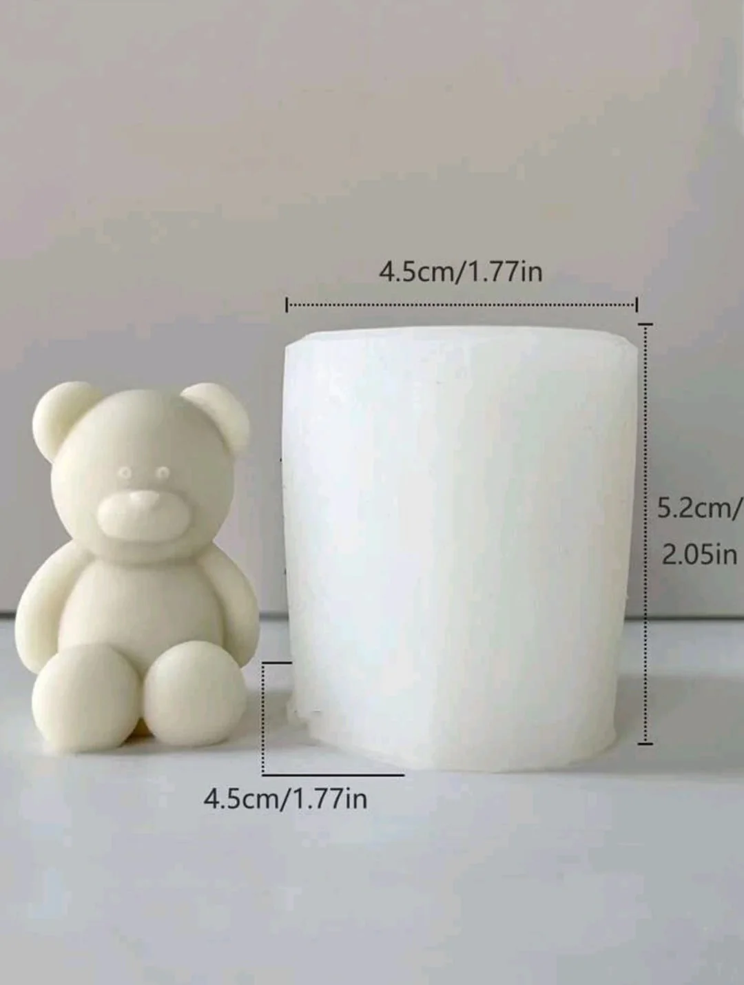 Stampo in silicone Orsachiotto 3D - Image 4