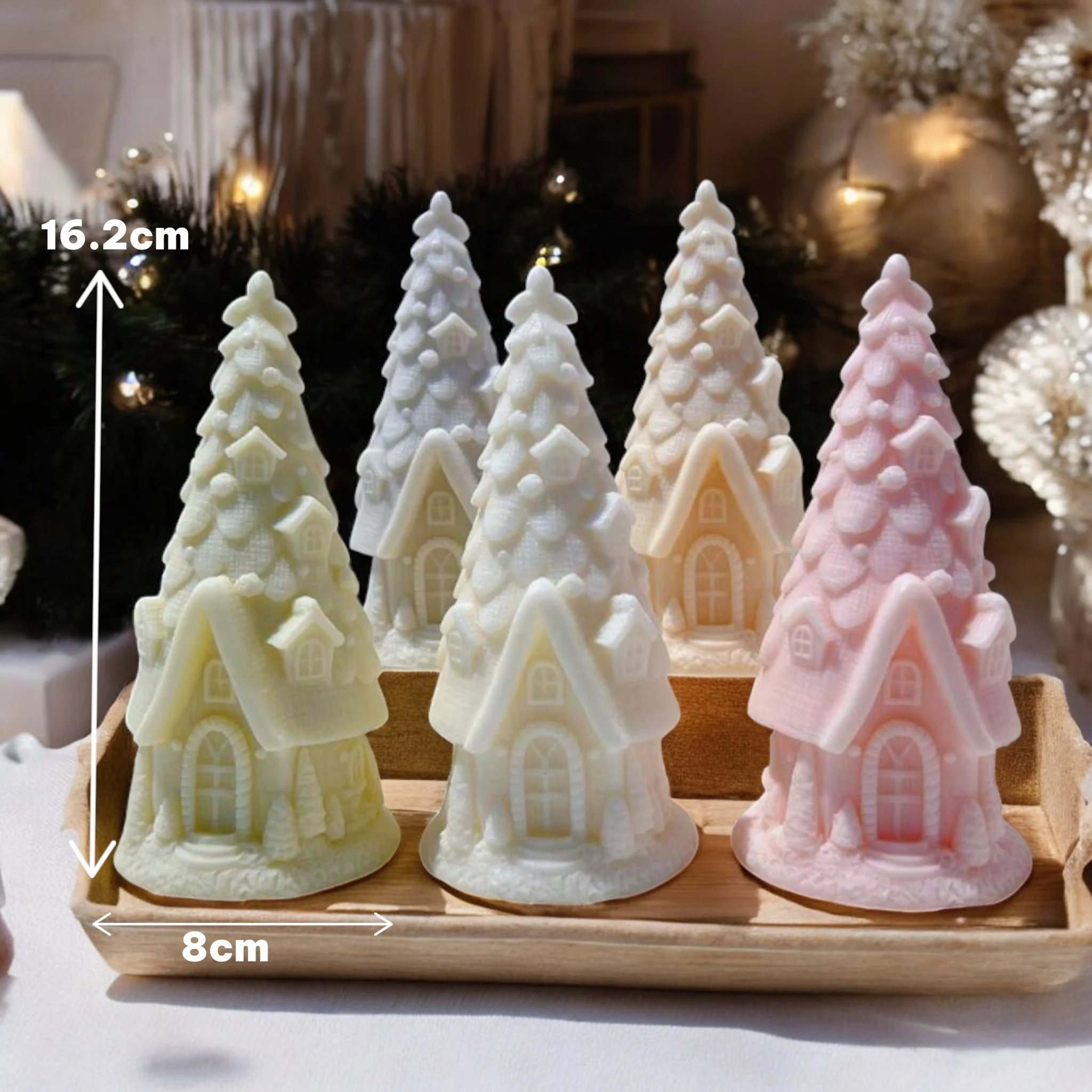 Stampo in silicone Albero casetta - Image 2
