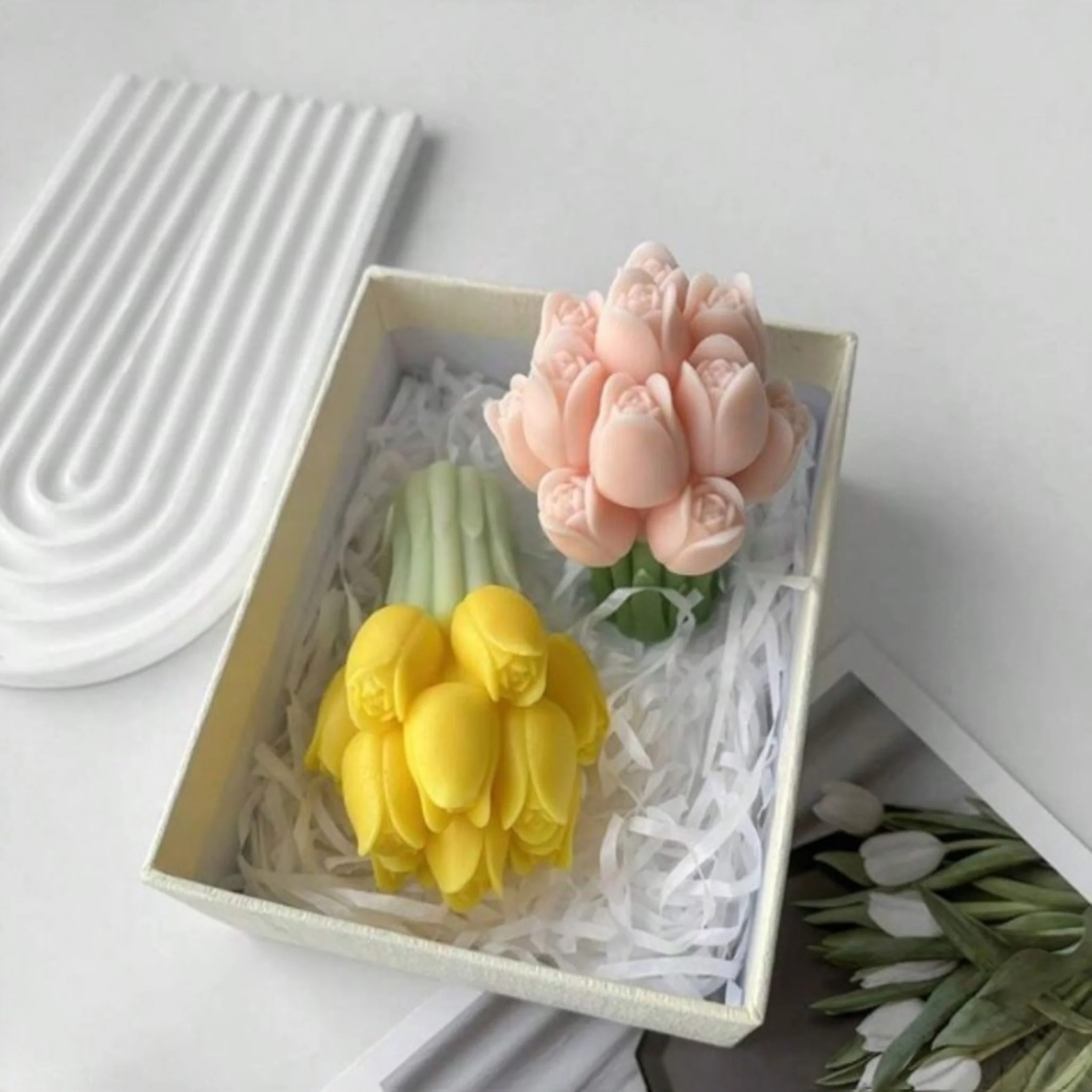 Stampo in silicone Bouquet di Tulipani - Image 2