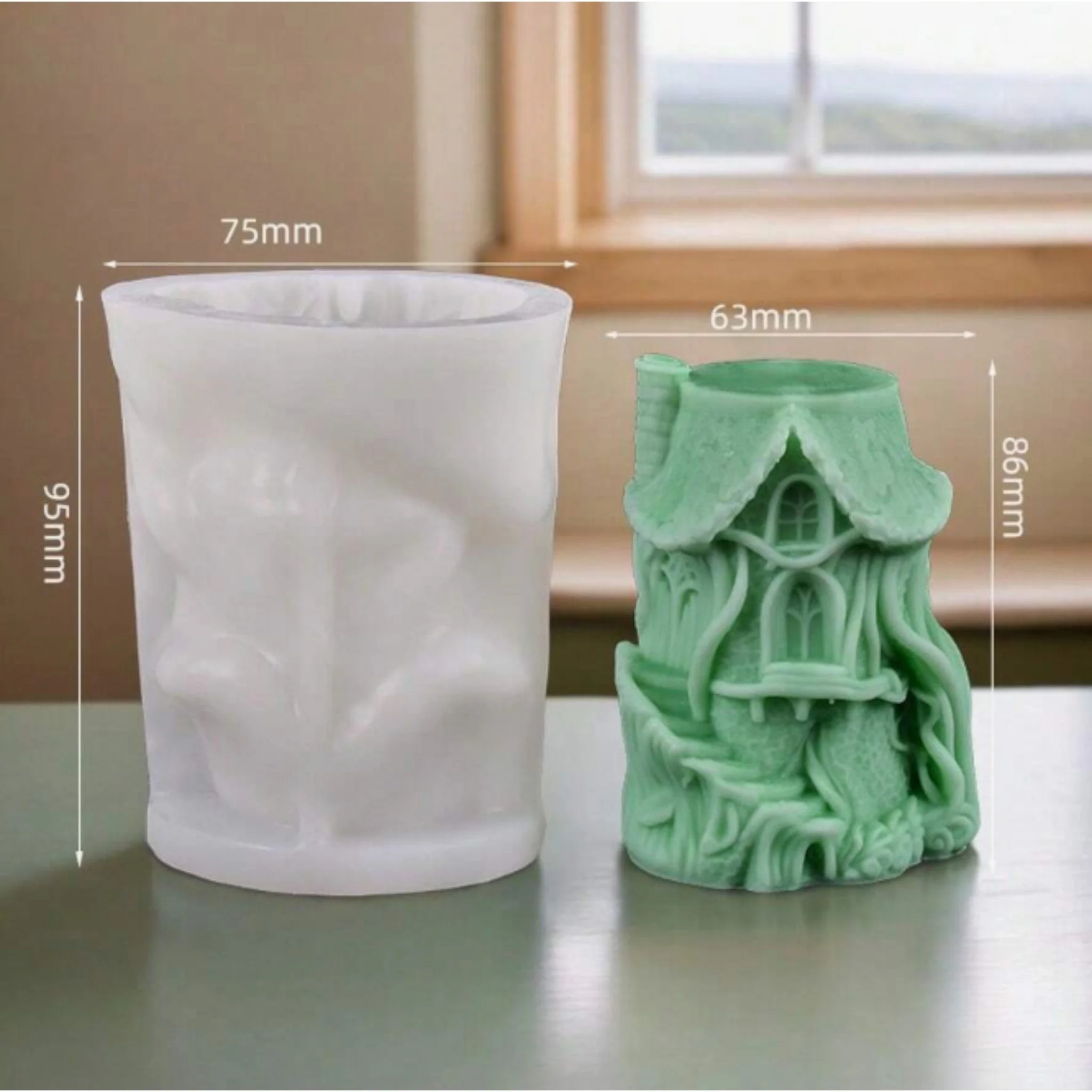 Stampo in silicone Casetta del Bosco - Image 3