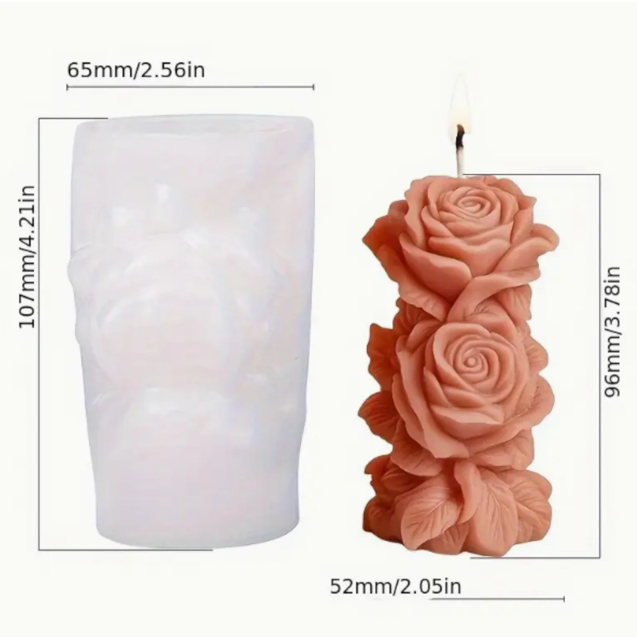 Stampo in silicone Colonna di Rose - Image 2