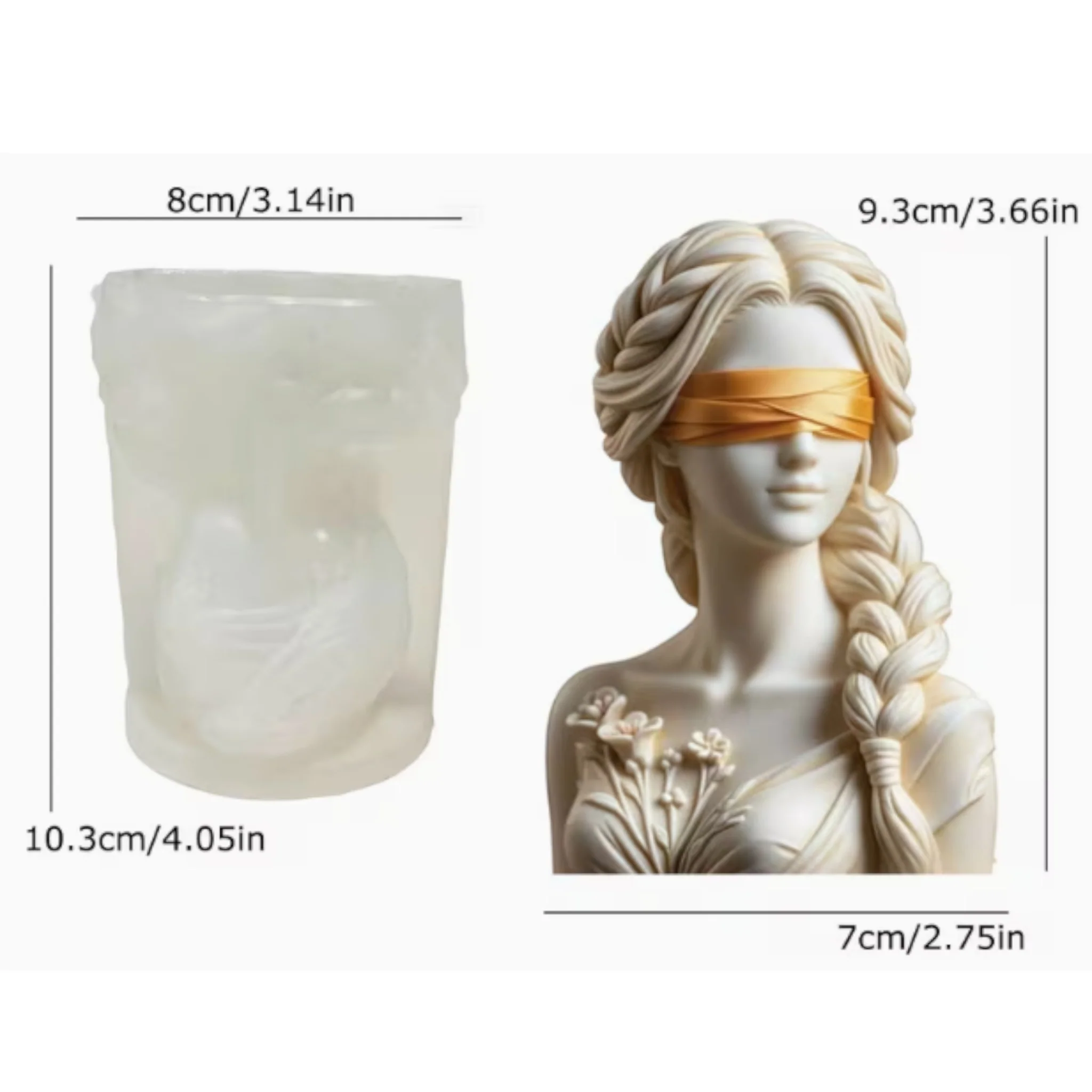 Stampo in silicone Dea bendata NEW - Image 2