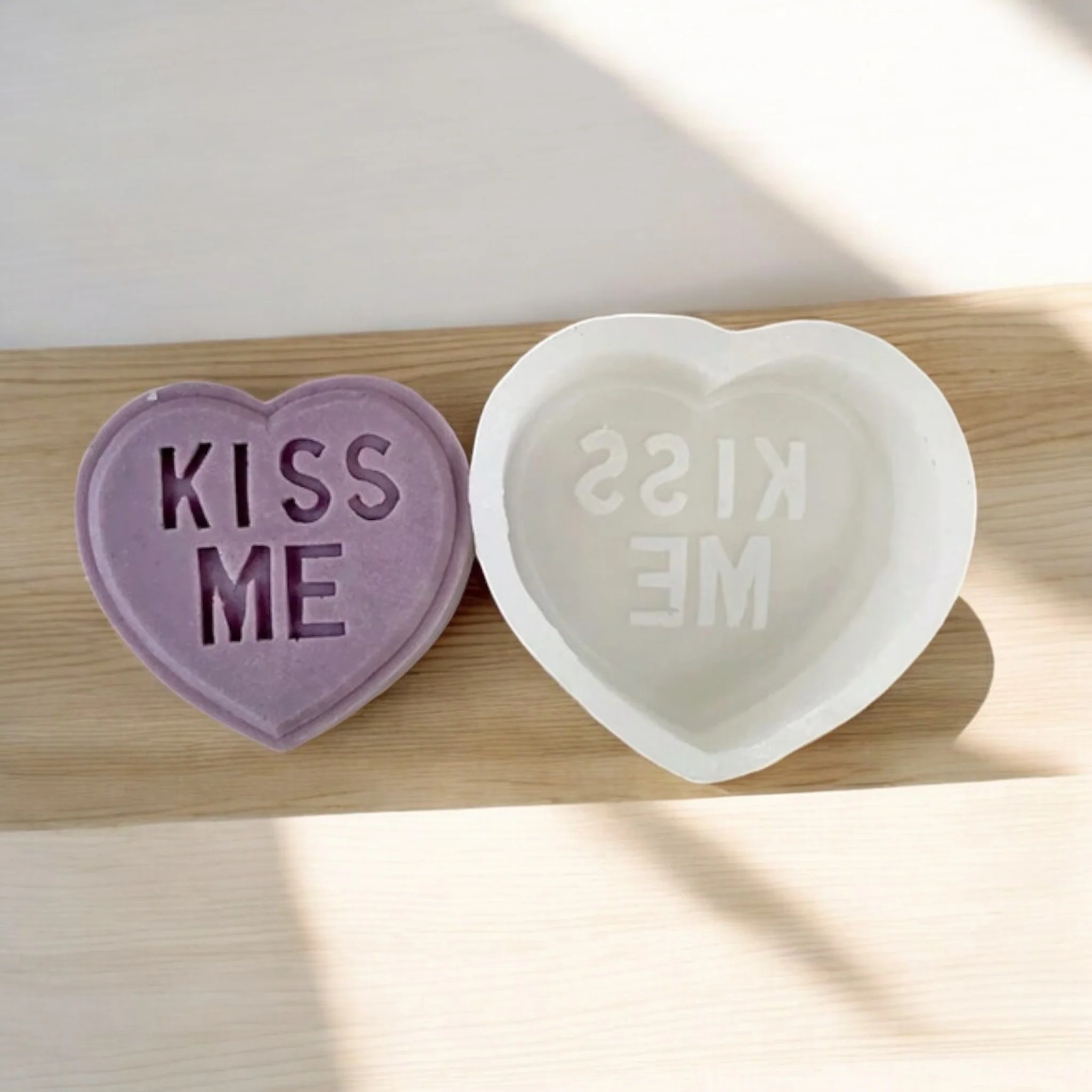 Stampo in silicone Messaggio del cuore - Image 3