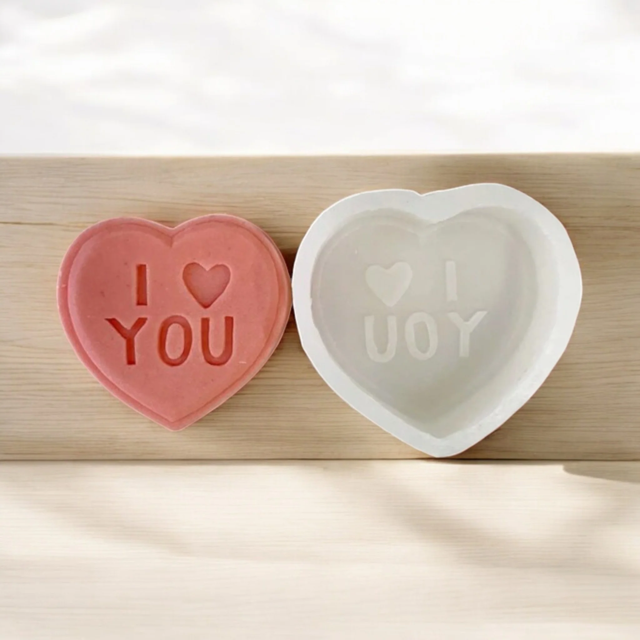 Stampo in silicone Messaggio del cuore - Image 5