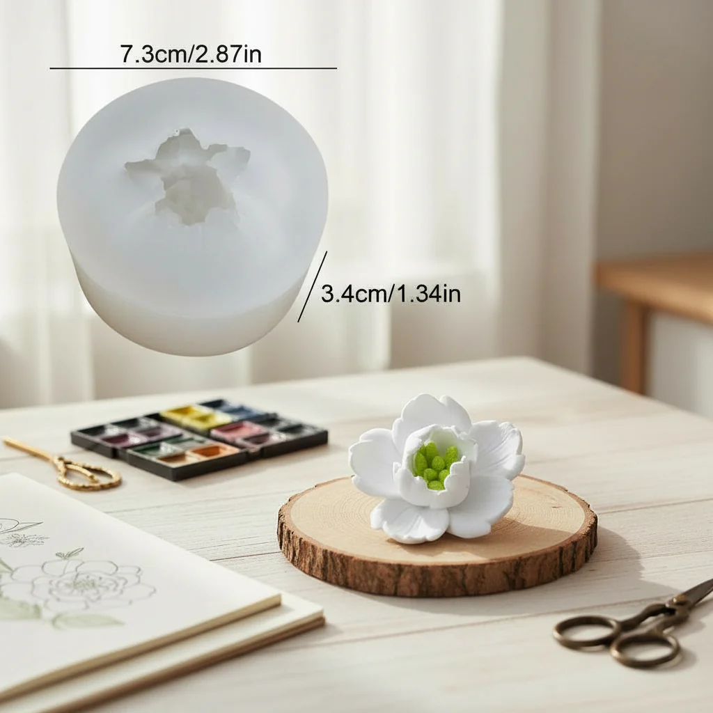 Stampo in silicone Fiore di ciliegio - Image 2
