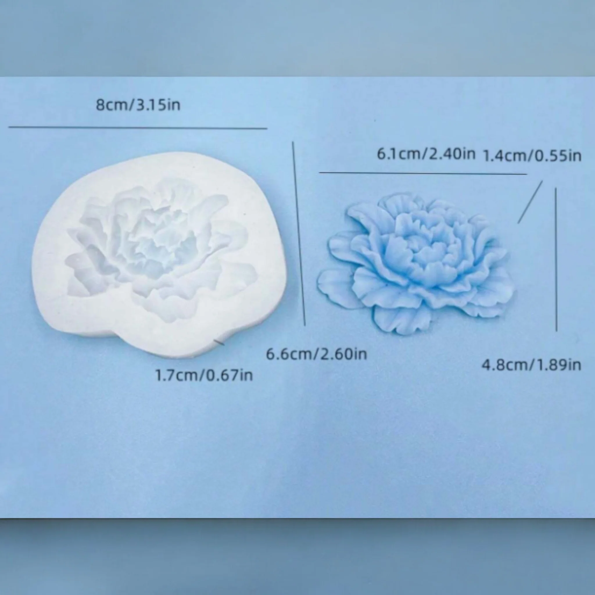 Stampo in silicone Fiore di Crisantemo - Image 2