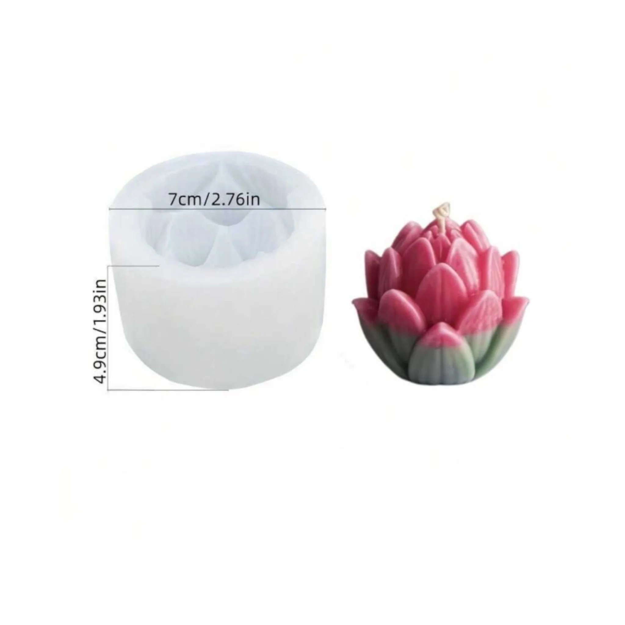 Stampo in silicone Fiore di Loto - Image 2