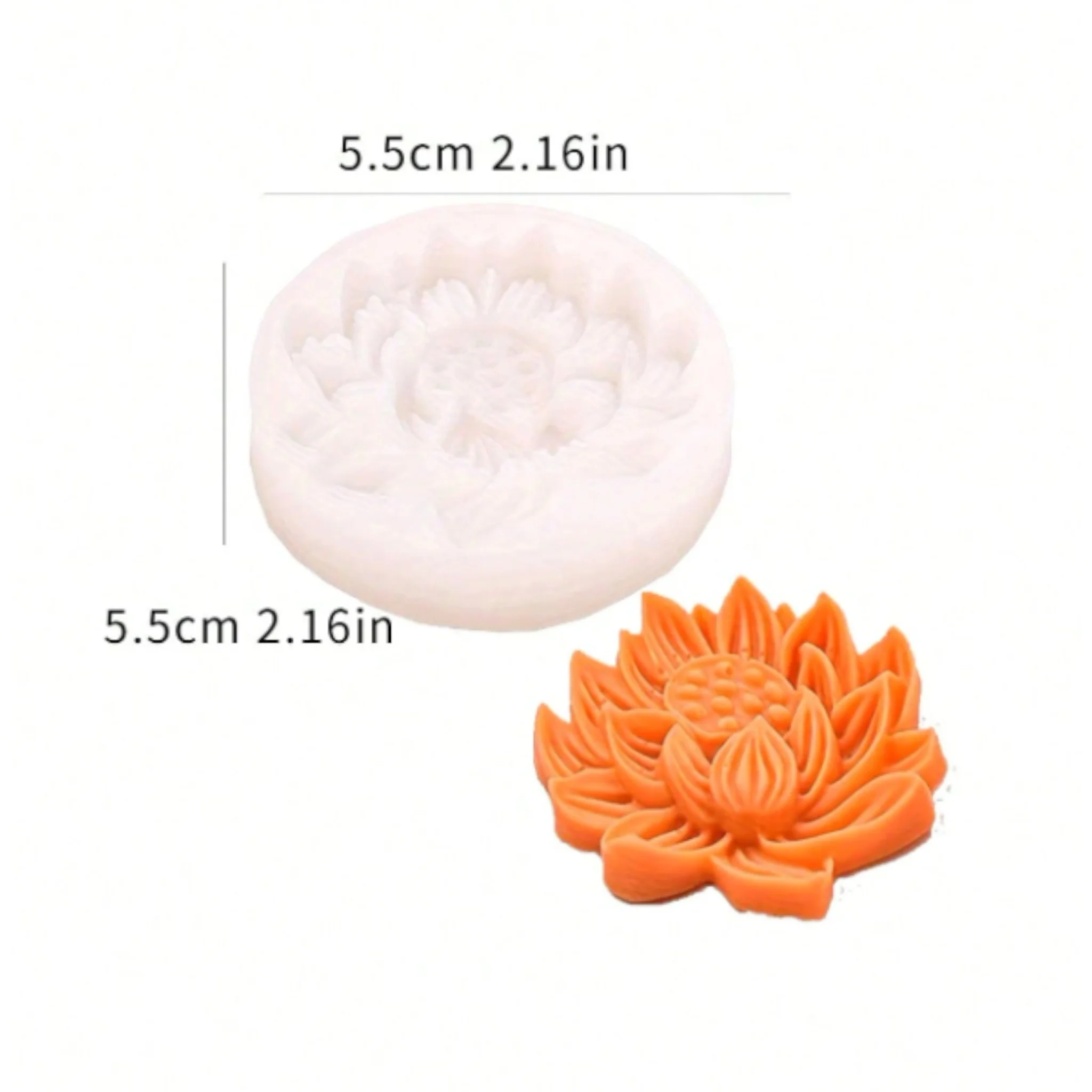 Stampo in silicone Fiore di Loto - Image 2