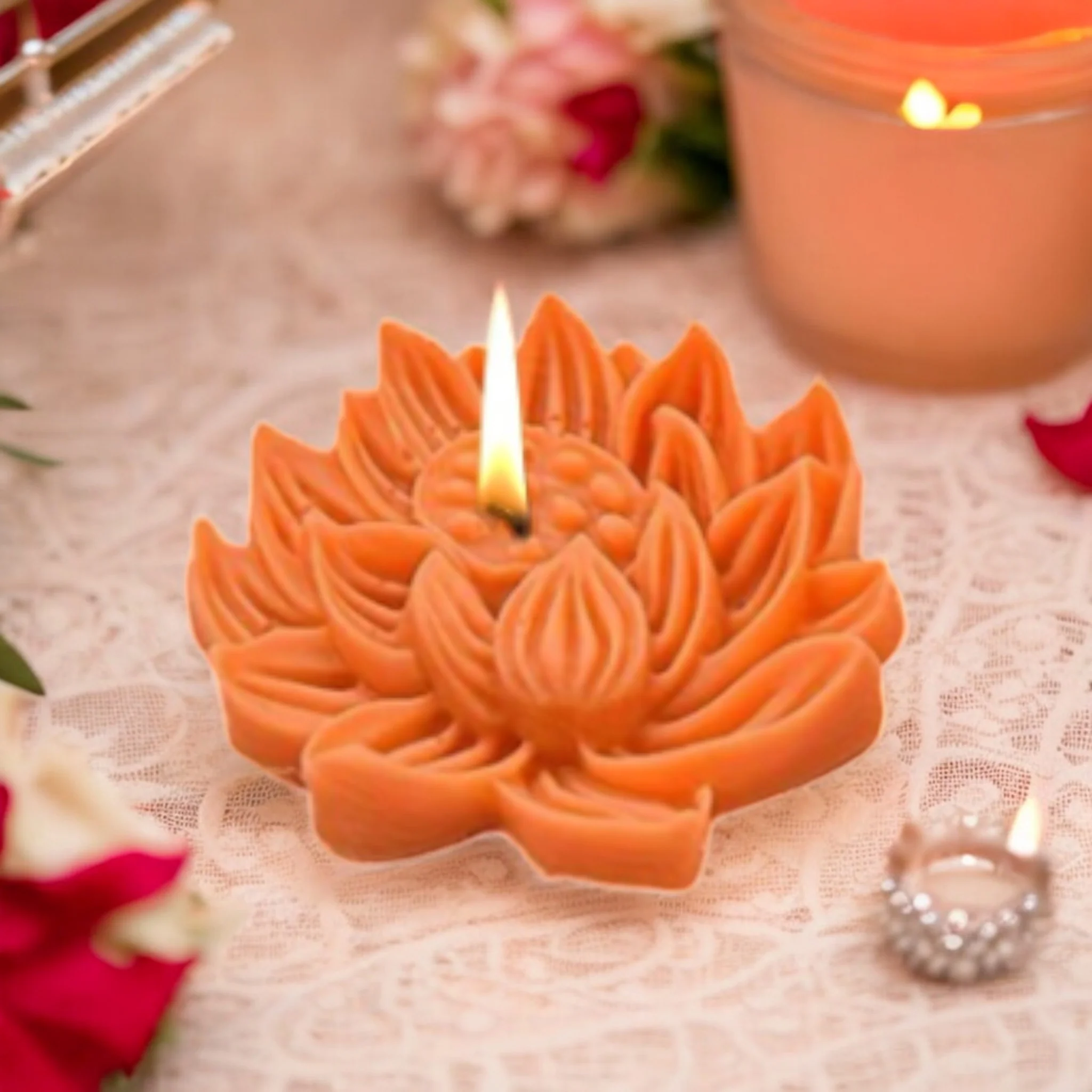 Stampo in silicone Fiore di Loto - Image 3