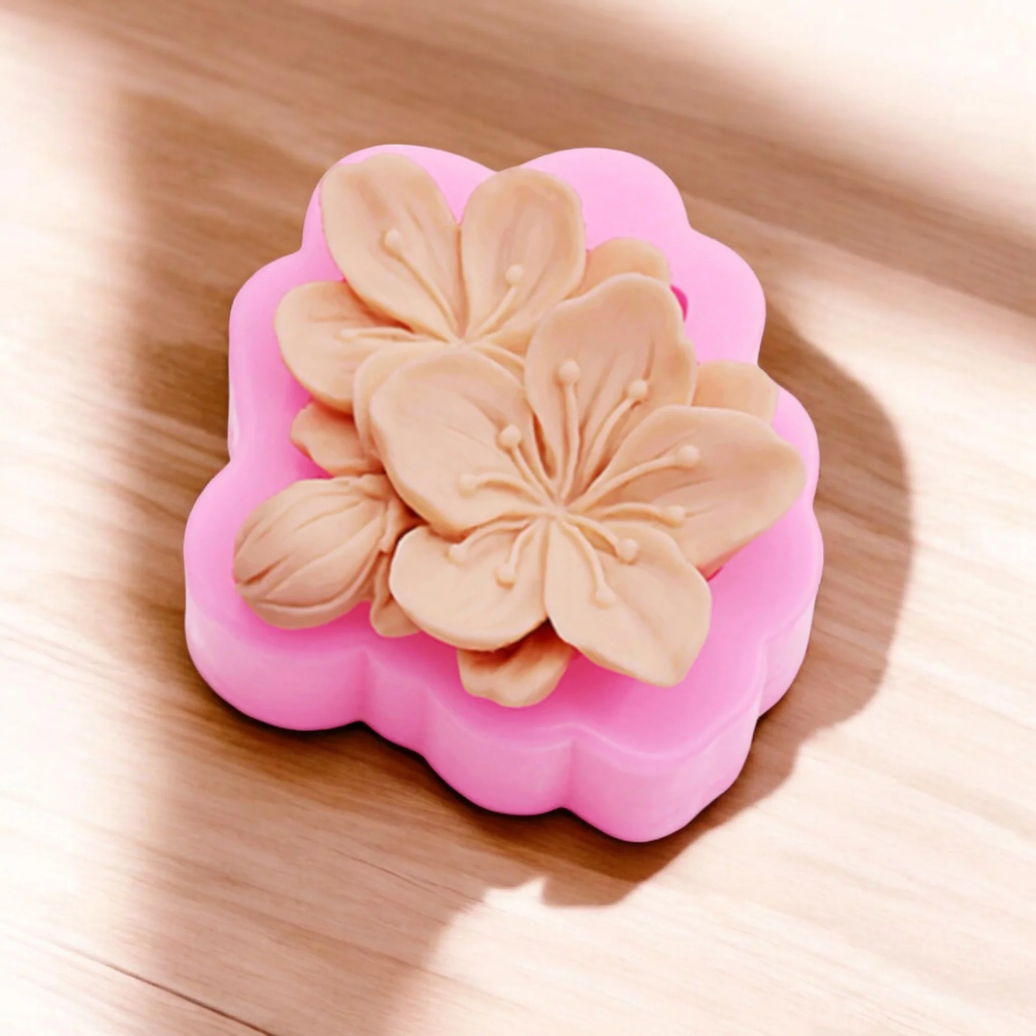 Stampo in silicone Fiori di pesco - Image 3
