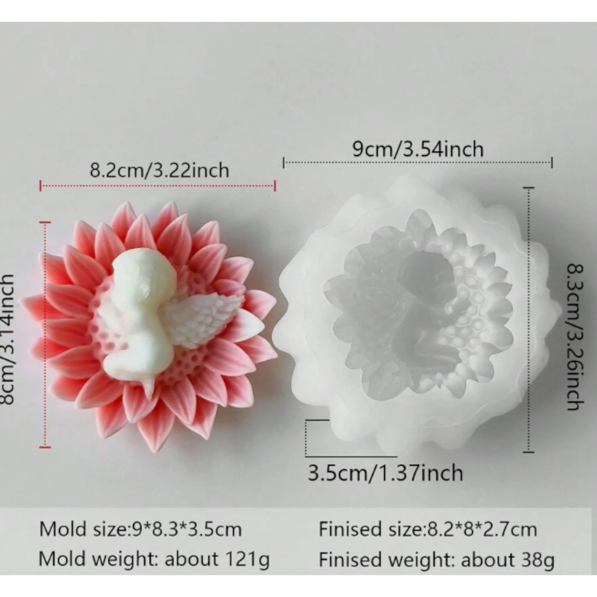 Stampo in silicone Girasole Angelo - Image 3