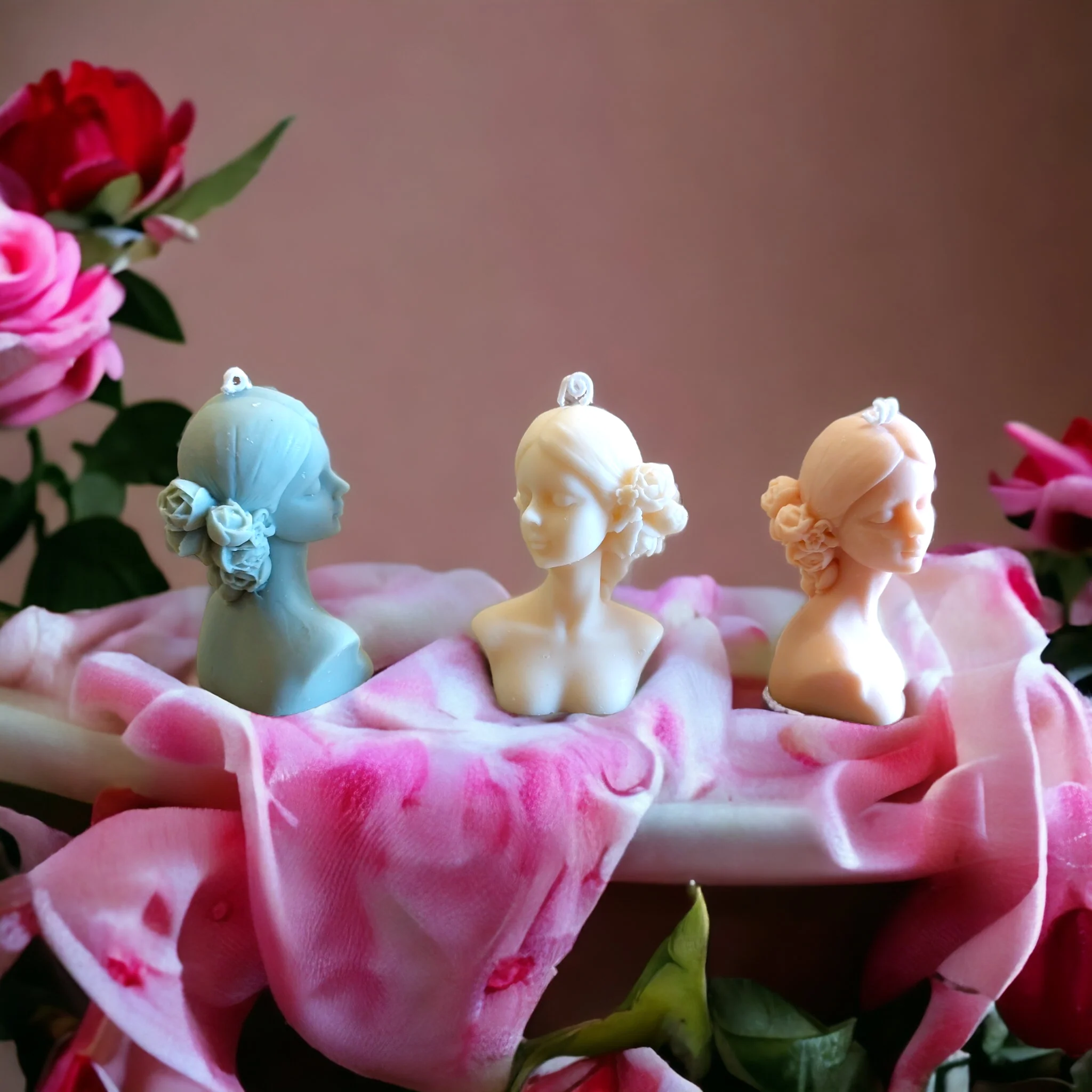 Stampo in silicone Lady in flower - Image 3