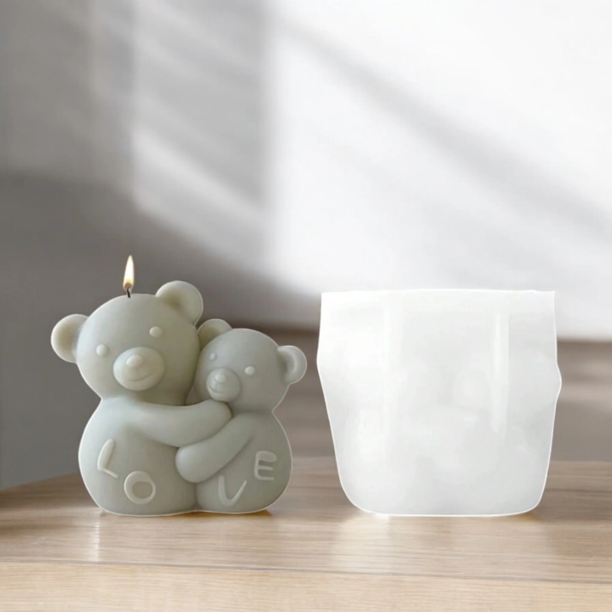 Stampo in silicone Orsetti Abbracciati - Image 3