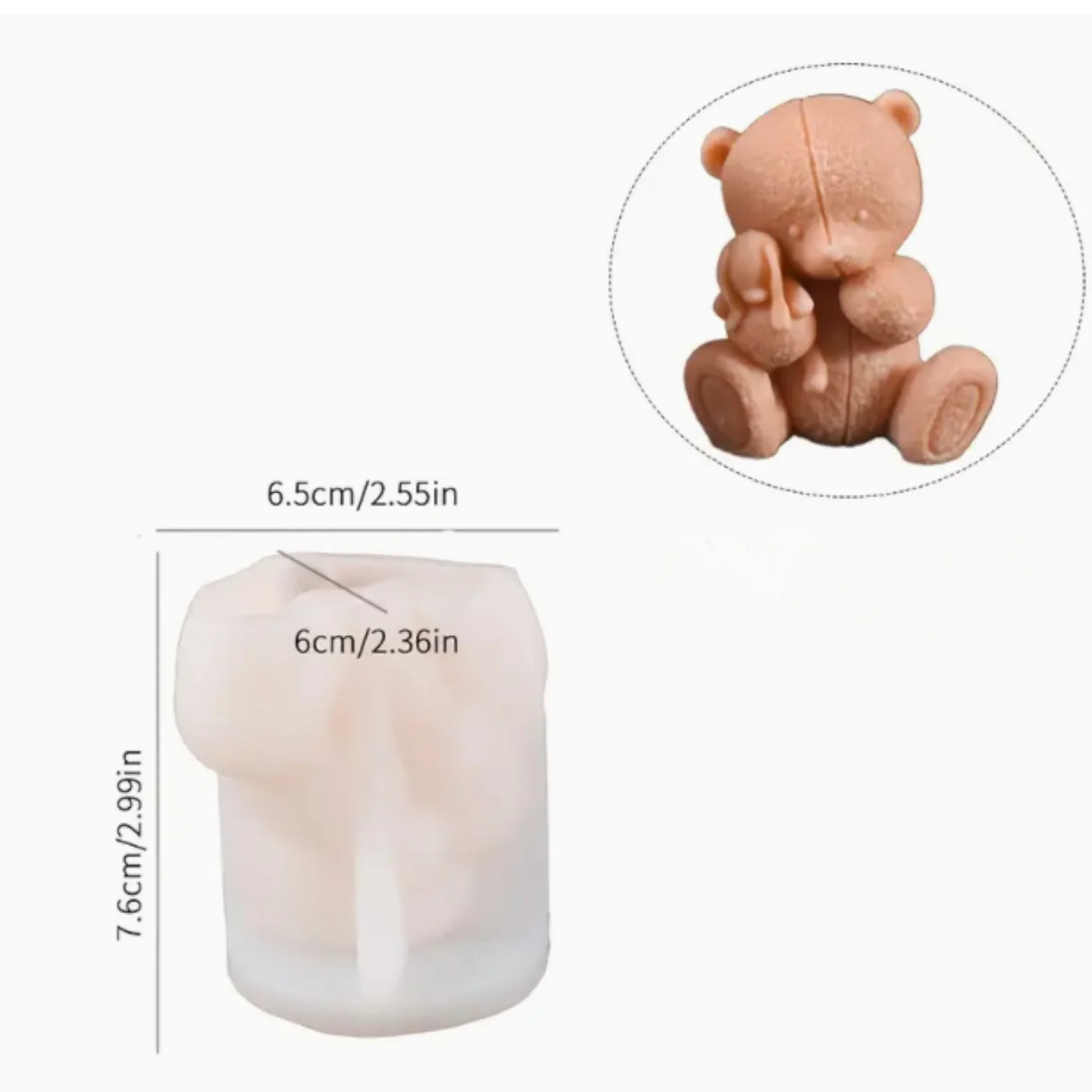 Stampo in silicone Orsetto peluche - Image 2