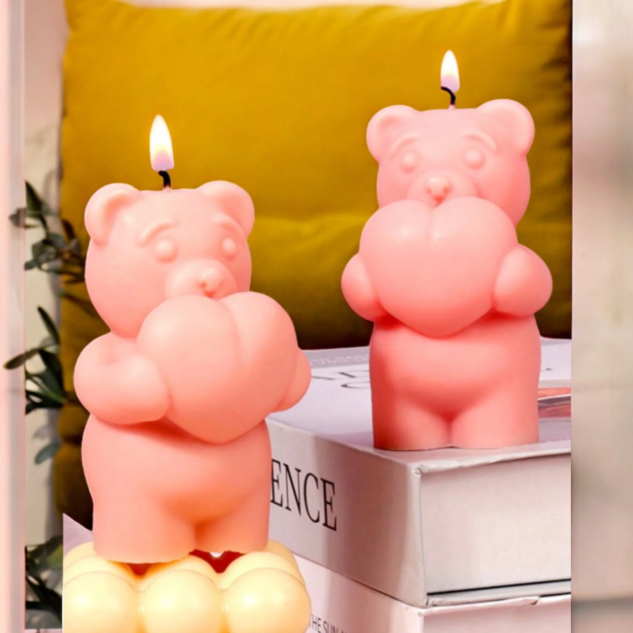 Stampo in silicone Orso cuore - Image 2