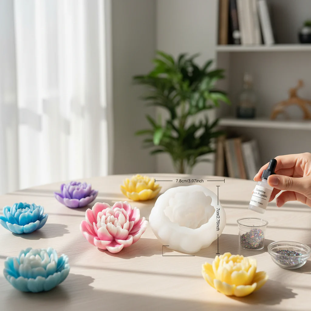 Stampo in silicone Peonia - Image 2
