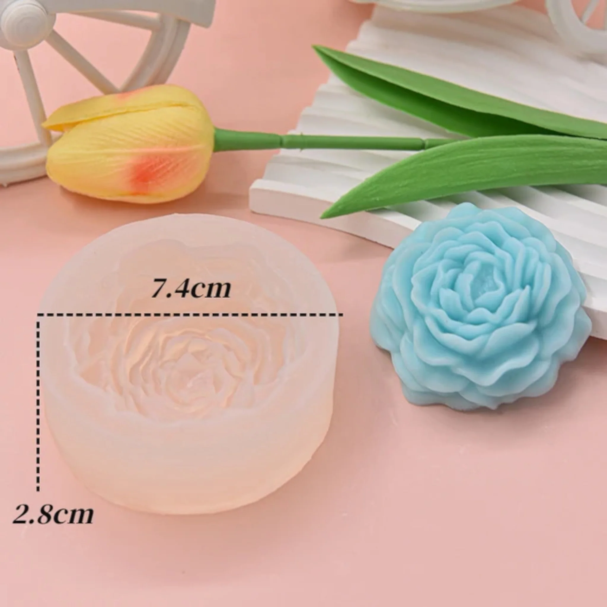 Stampo in silicone Peonia - Image 5