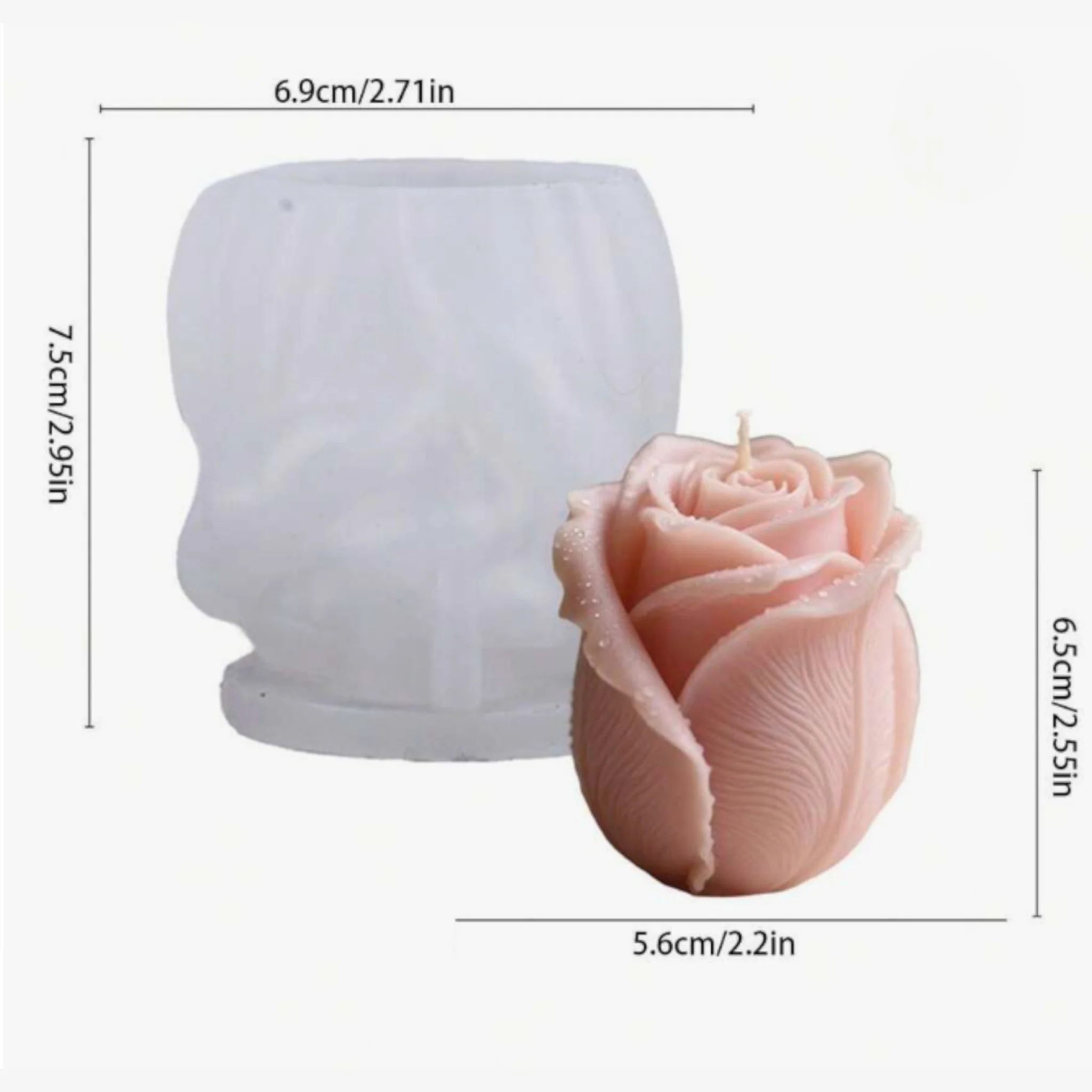 Stampo in silicone Rosa - Image 2