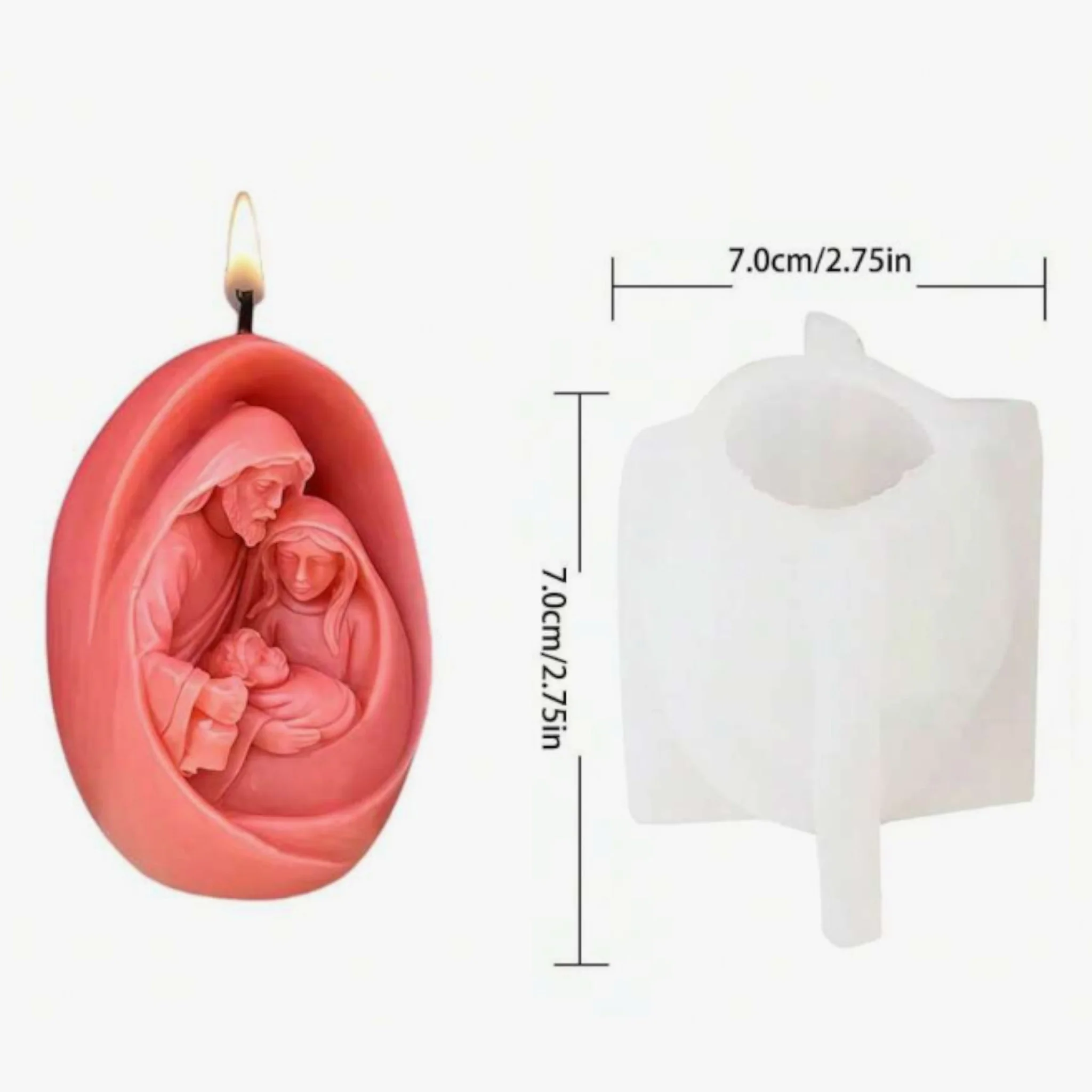 Stampo in silicone Sacra Famiglia - Image 3