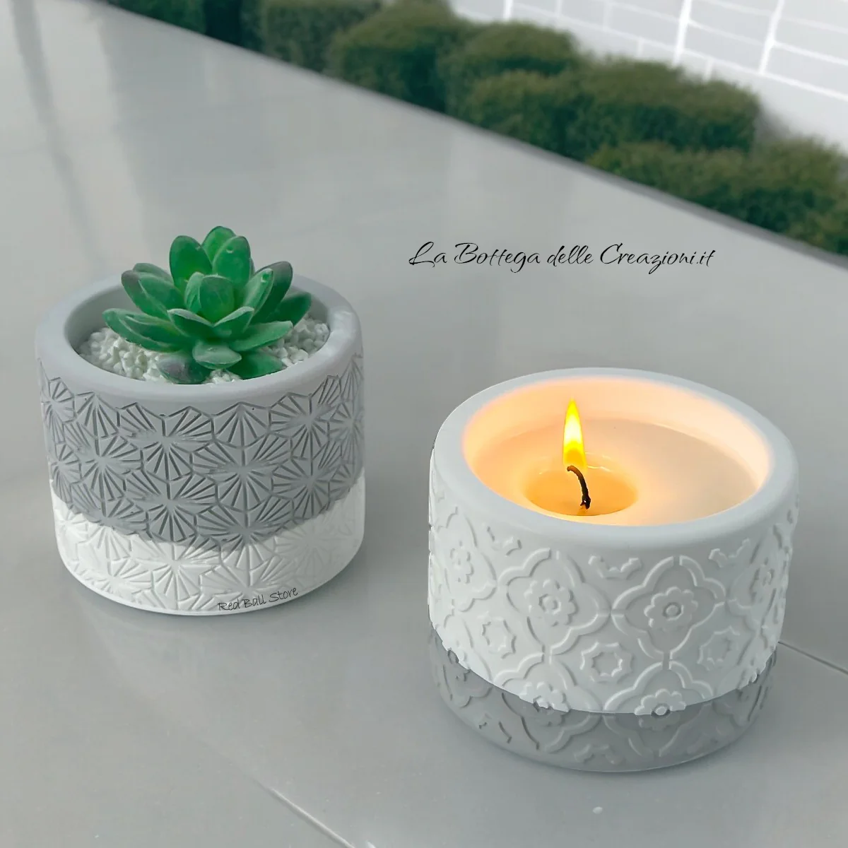Stampo in silicone Vaso decorato - Image 2