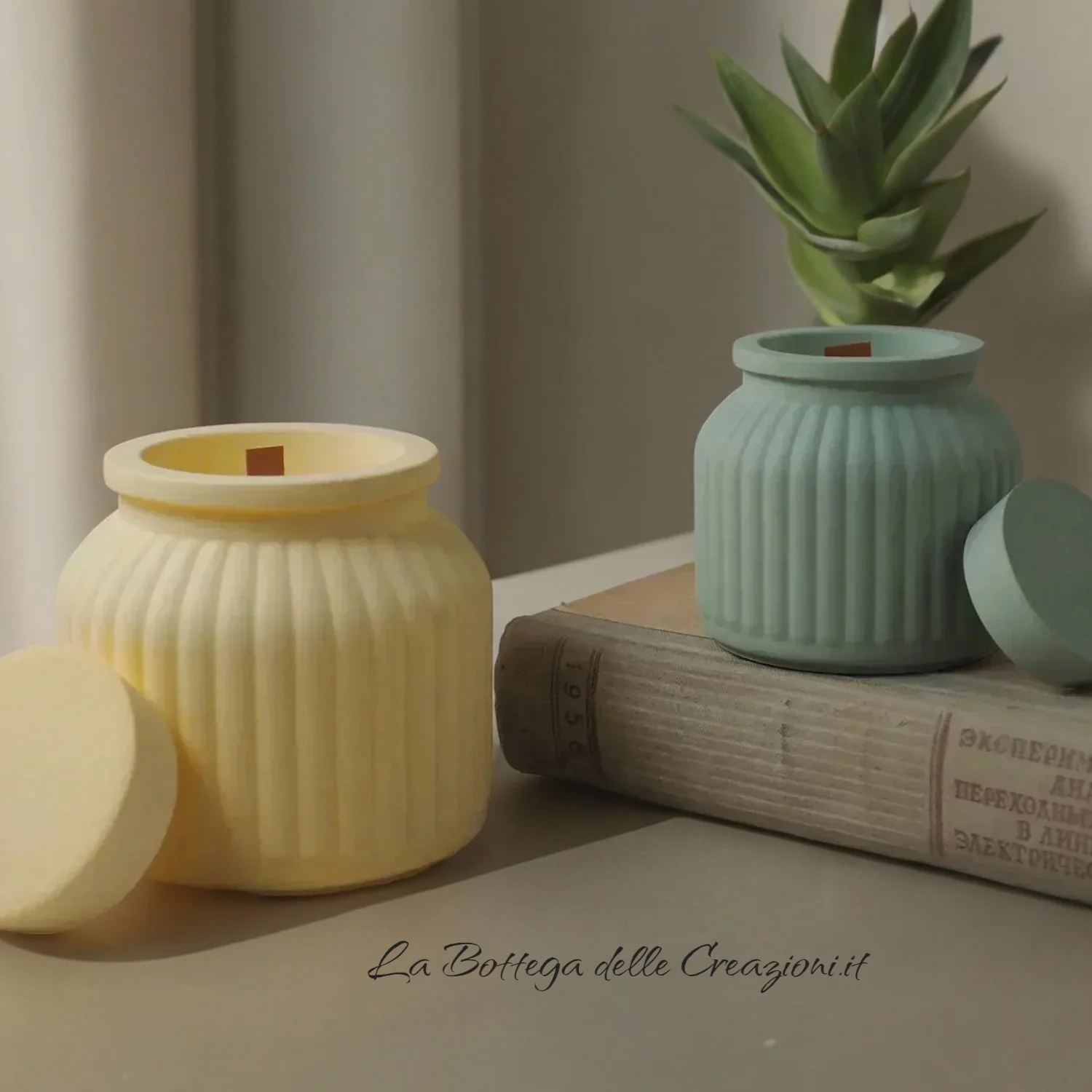 Stampo in silicone Vaso decorato con coperchio - Image 2