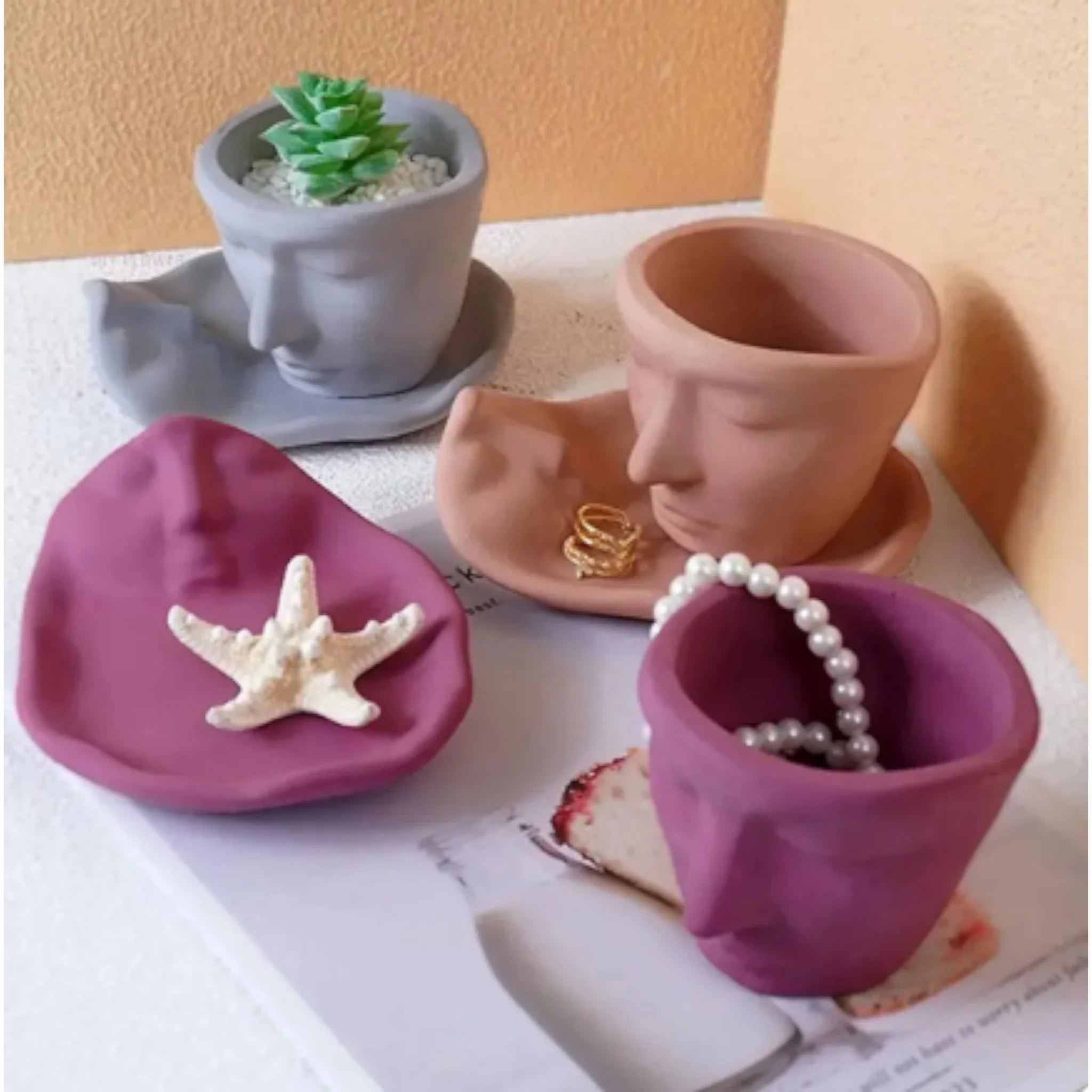 Stampo in silicone 3D Viso - Image 3