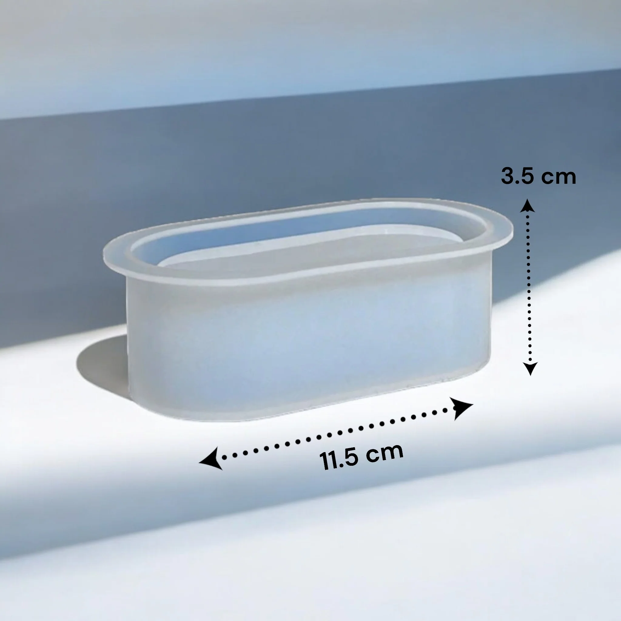 Stampo in silicone Vasetto ovale - Image 3