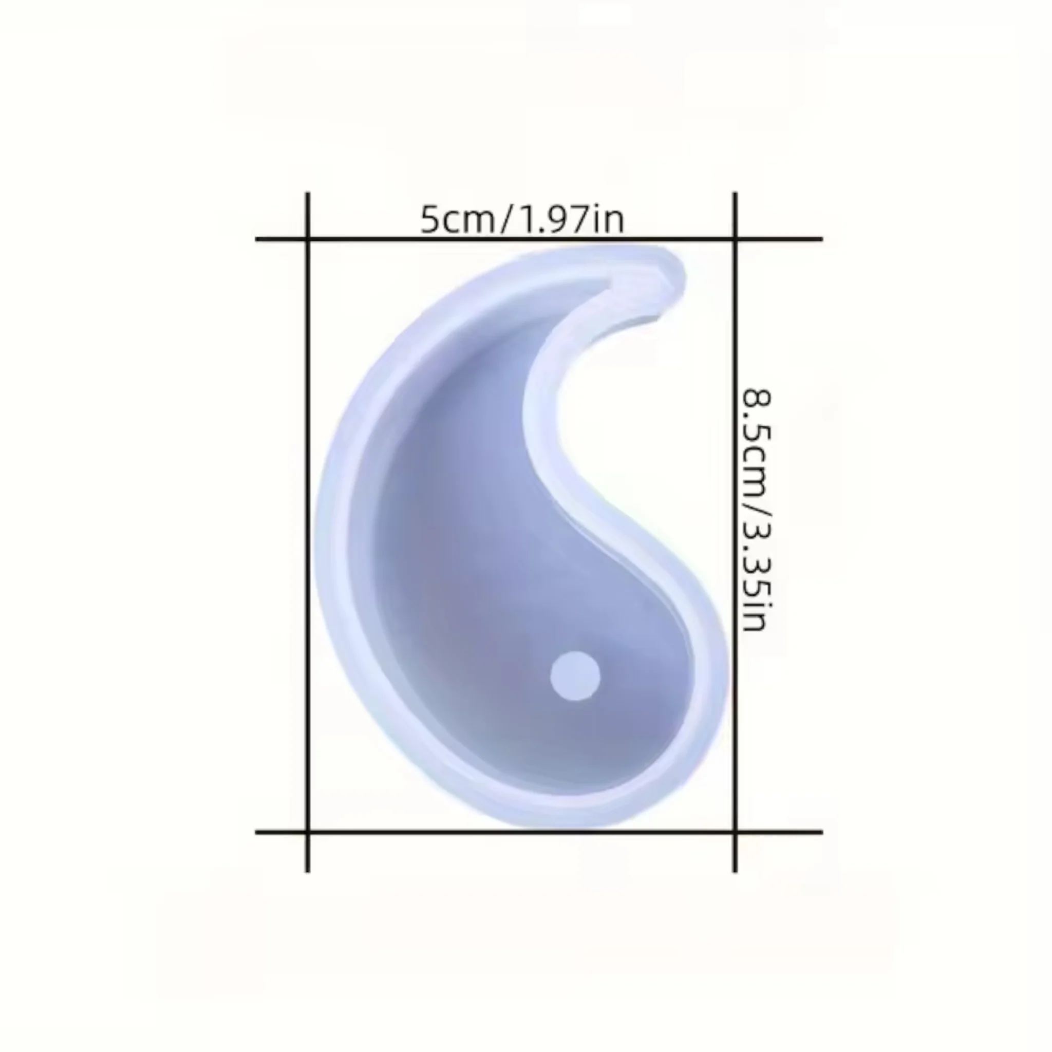 Stampo in silicone Yin&Yang 2pz. - Image 2