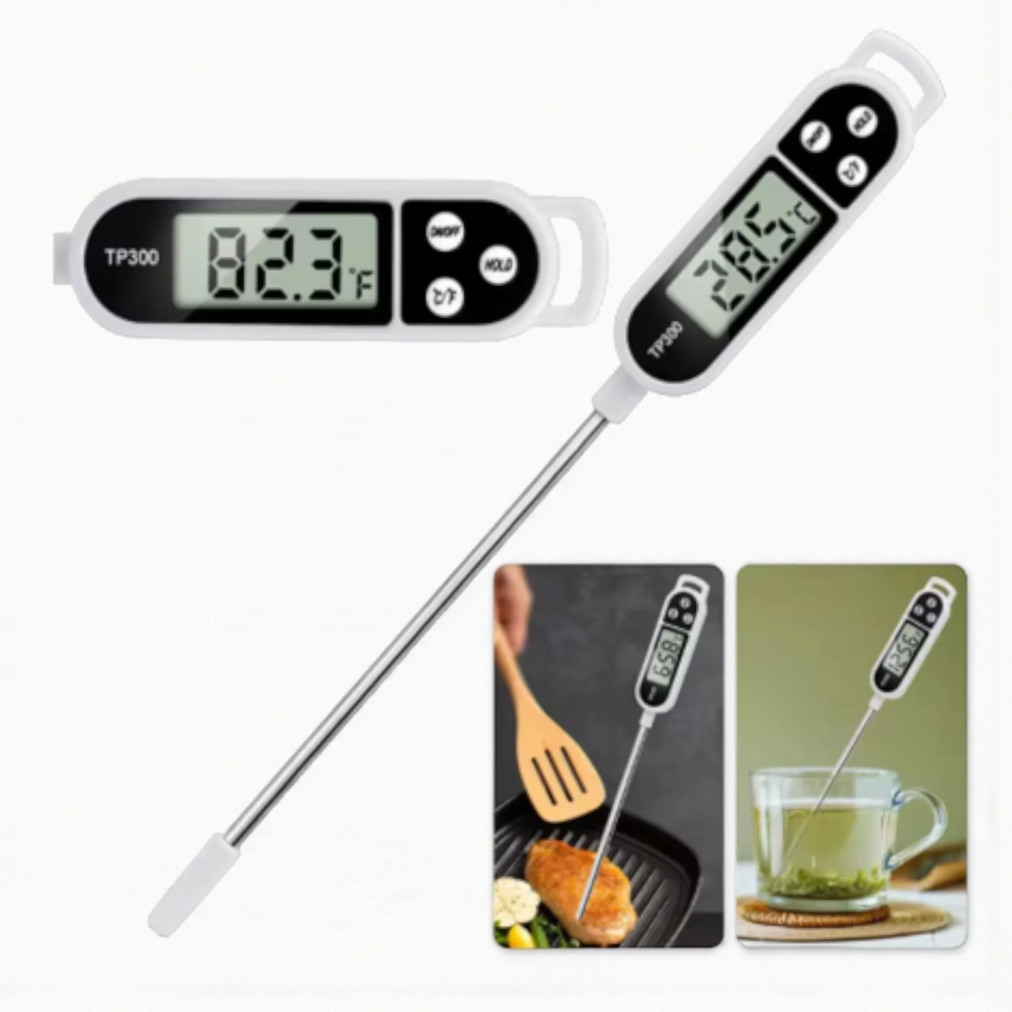 Termometro digitale con display LCD per misurare la temperatura della cera - Image 3